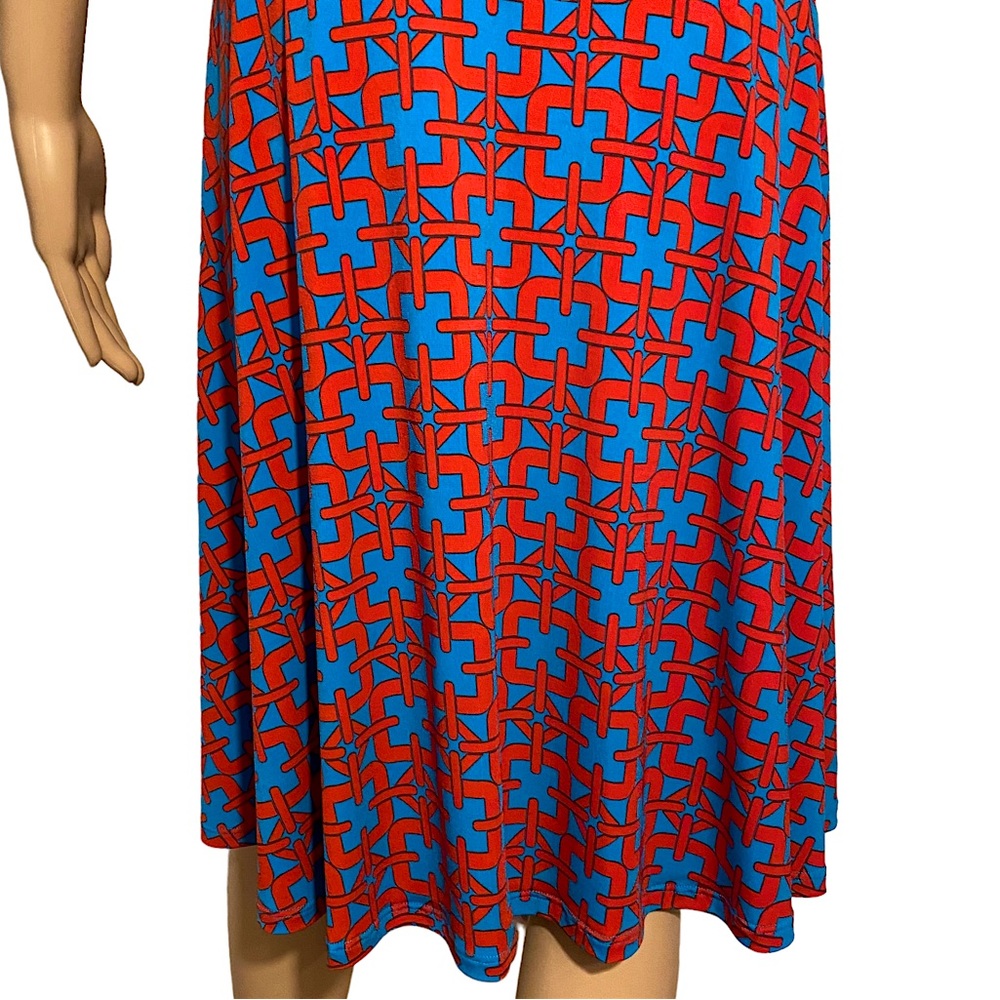 🆕 LEOTA  | NWT GEO CHAIN ESSENTIAL JERSEY WRAP DRESS - Picture 10 of 16